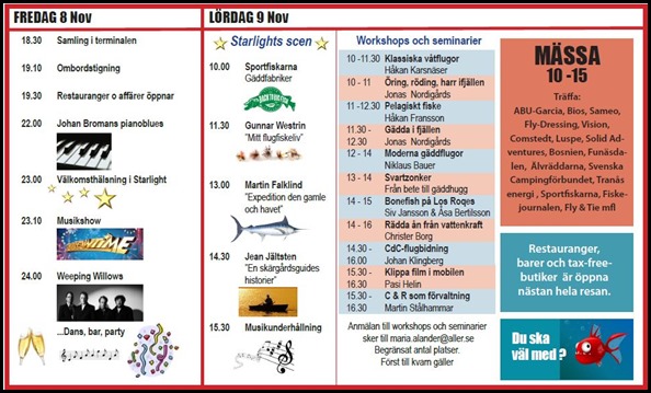 fiskekryssningen schema